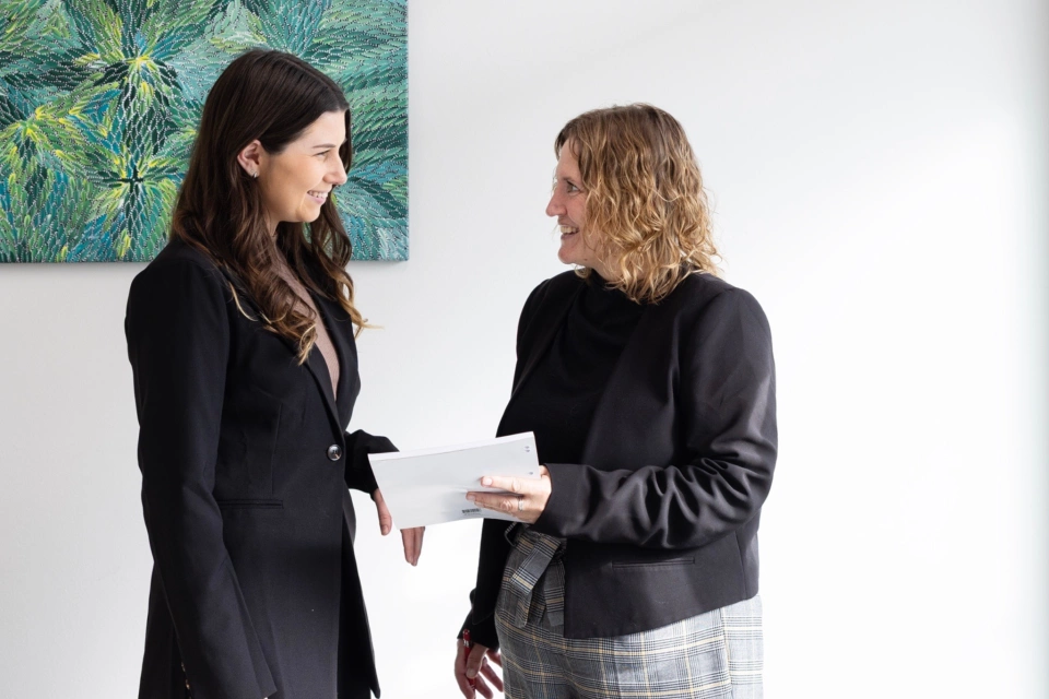 Female team members johnston withers lawyers