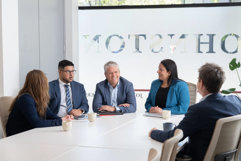 Board room five team members
