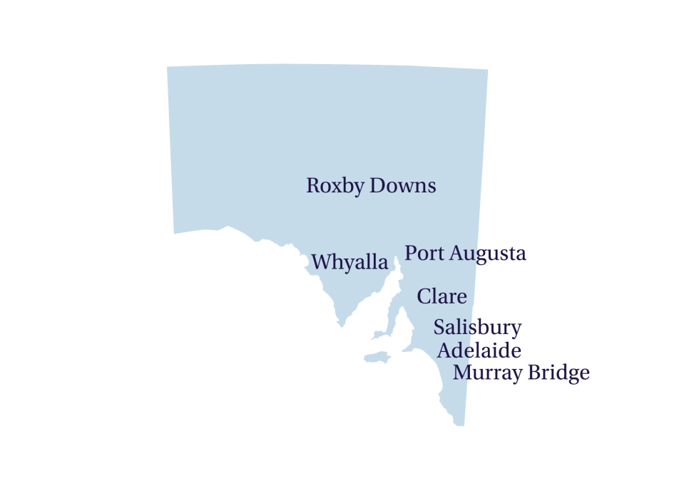 Office loacations map